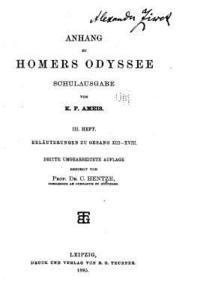 bokomslag Anhang zu Homers Odyssee, schulausgabe
