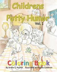 bokomslag childrens potty humor vol. 1 coloring book