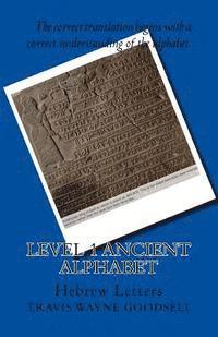 Travis Wayne Goodsell - Level 1 Ancient Alphabet: Hebrew Letters, Häftad. Tillgänglighet: Lägg i varukorg