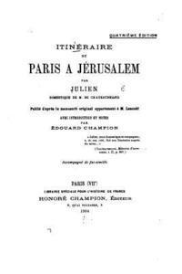 bokomslag Itinéraire de Paris a Jérusalem