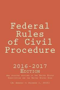 bokomslag Federal Rules of Civil Procedure