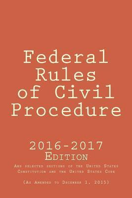 bokomslag Federal Rules of Civil Procedure