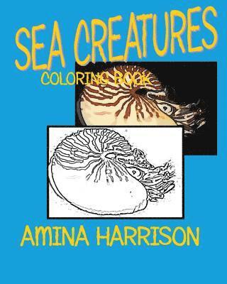 Amina Harrison - Sea Creatures: Coloring Book, Häftad