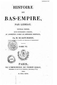 Histoire du BasEmpire - Tome VI 1