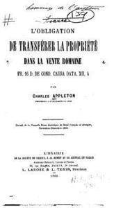 bokomslag L'obligation de transférer la propriété dans la vente romaine