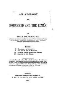 An Apology for Mohammed and the Koran