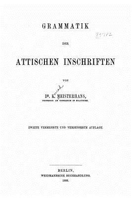 bokomslag Grammatik der attischen inschriften