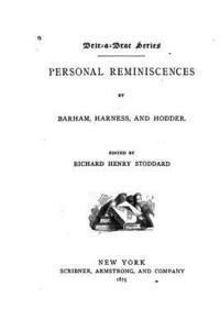 bokomslag Personal Reminiscences by Barham, Harness, and Hodder