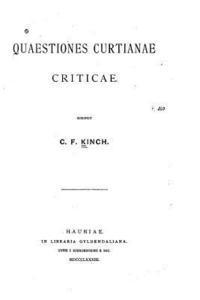 bokomslag Quaestiones Curtianae Criticae
