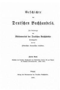 bokomslag Geschichte Des Deutschen Buchhandels