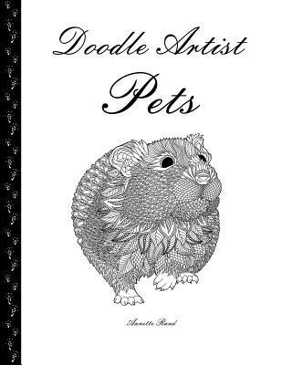 bokomslag Doodle Artist - Pets: A colouring book for grown ups