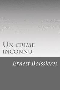 bokomslag Un crime inconnu