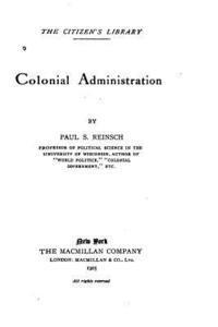 bokomslag Colonial administration