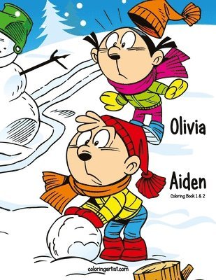 bokomslag Olivia & Aiden Coloring Book 1 & 2