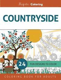 Majestic Coloring - Countryside: Coloring Book for Adults, Häftad