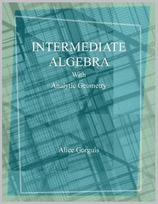 bokomslag Intermediate Algebra with Analytic Geometry