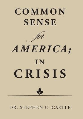 bokomslag Common Sense for America; in Crisis