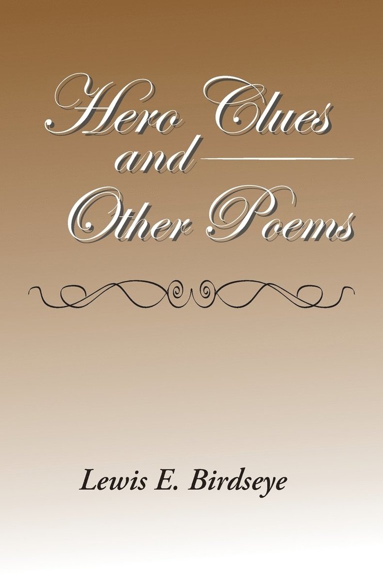 Hero Clues and Other Poems 1