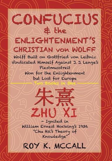 bokomslag Confucius & the Enlightenment's Christian von Wolff