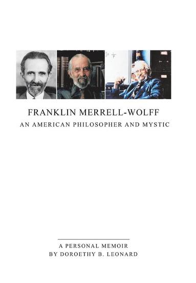 bokomslag Franklin Merrell-Wolff