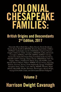 bokomslag Colonial Chesapeake Families