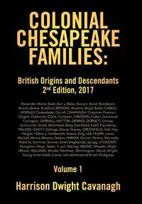 bokomslag Colonial Chesapeake Families