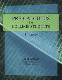 bokomslag Pre-Calculus for College Students