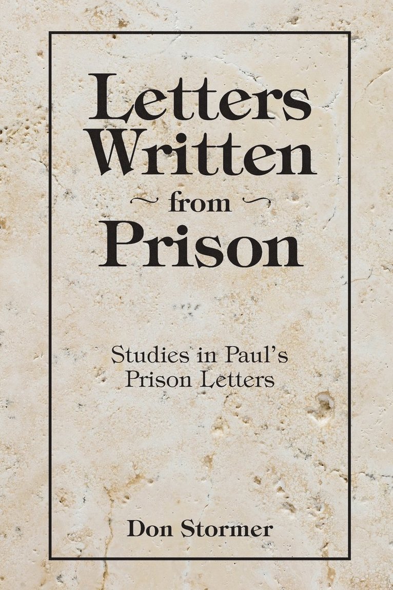 Letters written from Prison 1