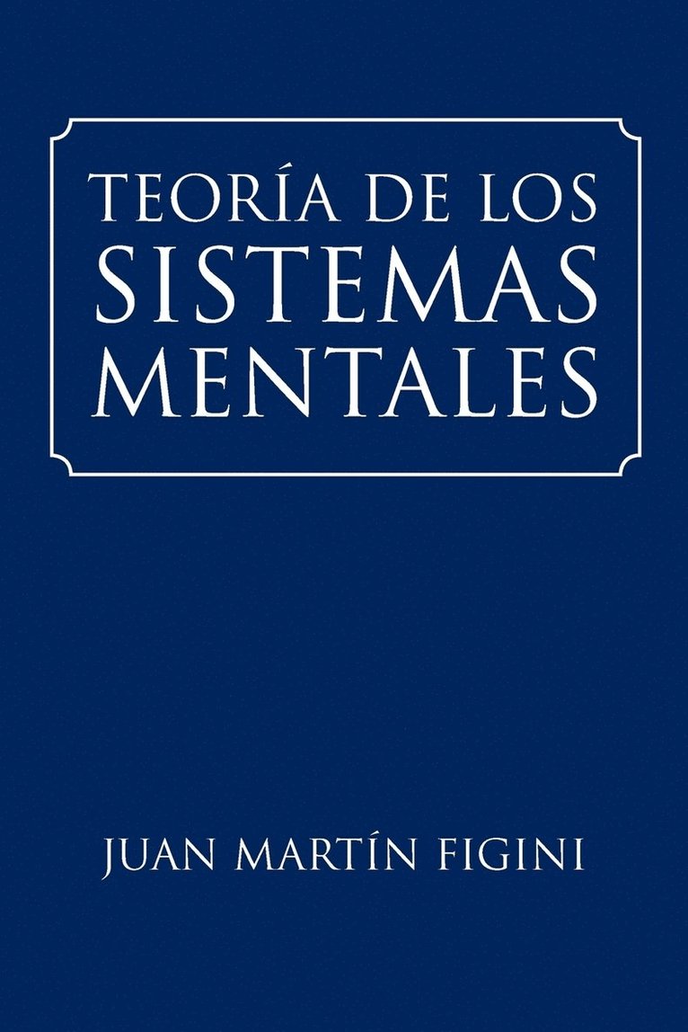 Teoría de Los Sistemas Mentales