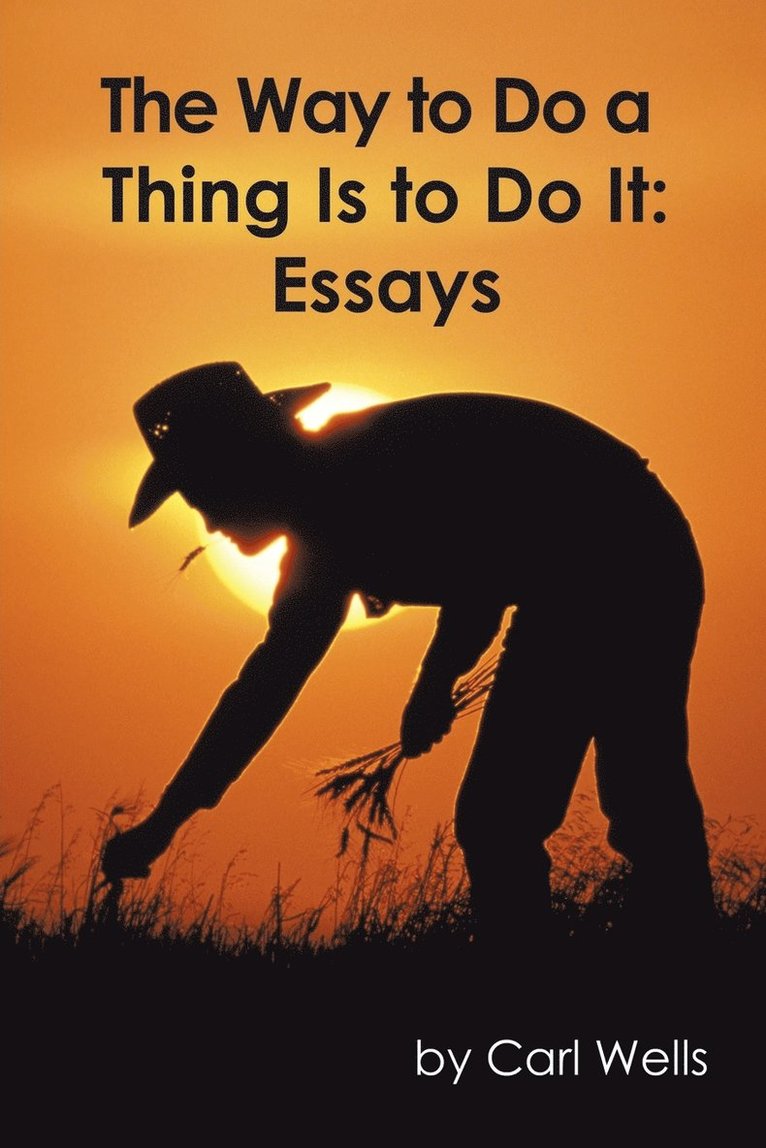 Carl Wells - Way to Do a Thing Is to Do It, Häftad