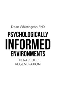 bokomslag Psychologically Informed Environments