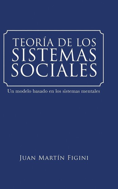 bokomslag Teora de Los Sistemas Sociales