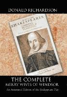 Donald Richardson - Complete Merry Wives of Windsor, Inbunden