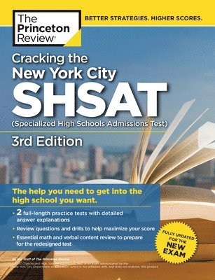 bokomslag Cracking the New York City SHSAT (Specialized High Schools Admissions Test),  3rd Edition