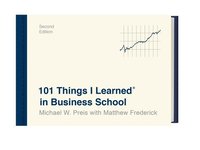 bokomslag 101 Things I Learned in Business School