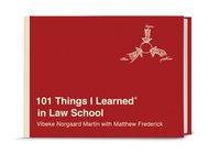 bokomslag 101 Things I Learned in Law School