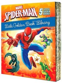 bokomslag Spider-Man Little Golden Book Library (Marvel): Spider-Man!; Trapped by the Green Goblin; The Big Freeze!; High Voltage!; Night of the Vulture!