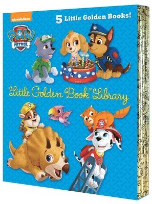 bokomslag Paw Patrol Little Golden Book Library (Paw Patrol): Itty-Bitty Kitty Rescue; Puppy Birthday!; Pirate Pups; All-Star Pups!; Jurassic Bark!