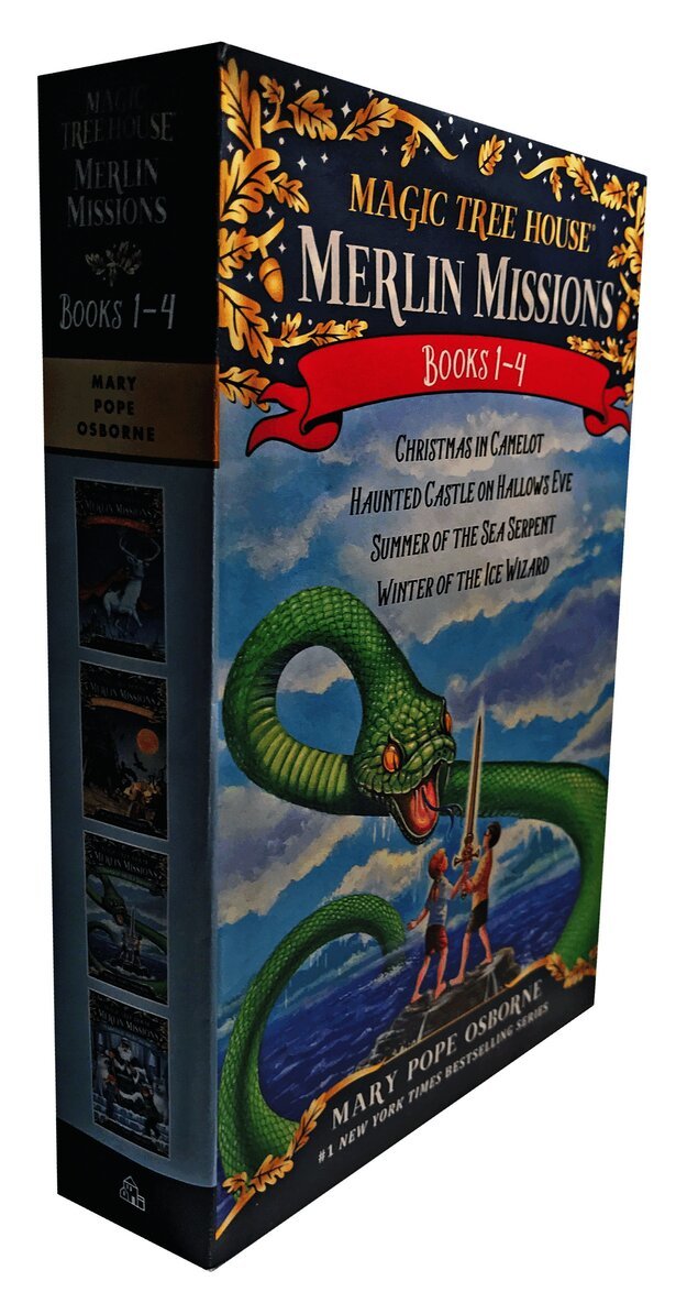 Magic Tree House Merlin Missions Books 1-4 Boxed Set