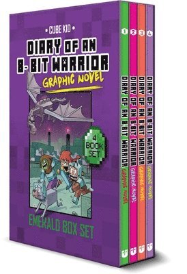 Diary of an 8-Bit Warrior Graphic Novel Emerald Box Set 1