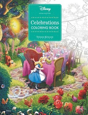 Disney Dreams Collection Thomas Kinkade Studios Celebrations Coloring Book 1