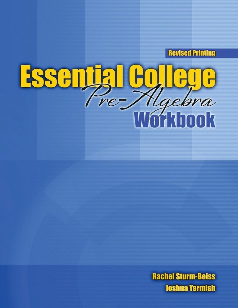 Essential College Pre-Algebra 1