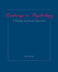 bokomslag Readings in Psychology: A Debate and Issues Approach