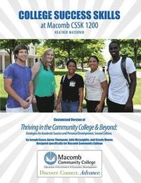 bokomslag College Success Skills at Macomb CSSK 1200: Customized Version of Thriving in the Community College AND Beyond: Strategies for Academic Success and Personal Development, Second Edition, by Joseph C...
