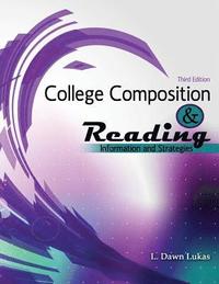 bokomslag College Composition and Reading