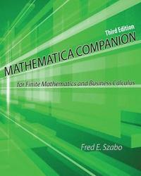 bokomslag Mathematica Companion for Finite Mathematics and Business Calculus