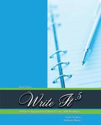 bokomslag Write It .5: A Process Approach to College Essays, with Readings