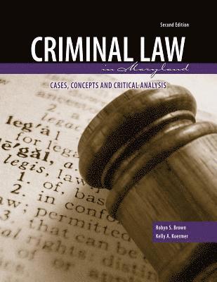 Criminal Law In Maryland 1