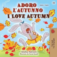 bokomslag I Love Autumn (Italian English Bilingual Children's Book)