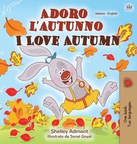 bokomslag I Love Autumn (Italian English Bilingual Children's Book)